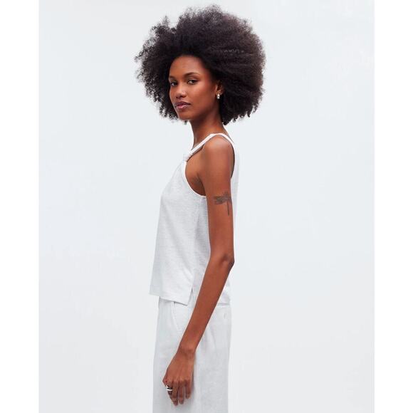 Madewell Knotted-Strap Tank Small - Picture 2 of 6